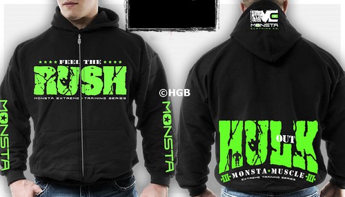 Monsta Clothing Men Workout Hoody 