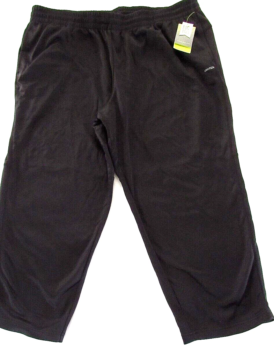 Tek Gear Dry Tek Men's 4XB Black Performance Fleece Pants New Tag