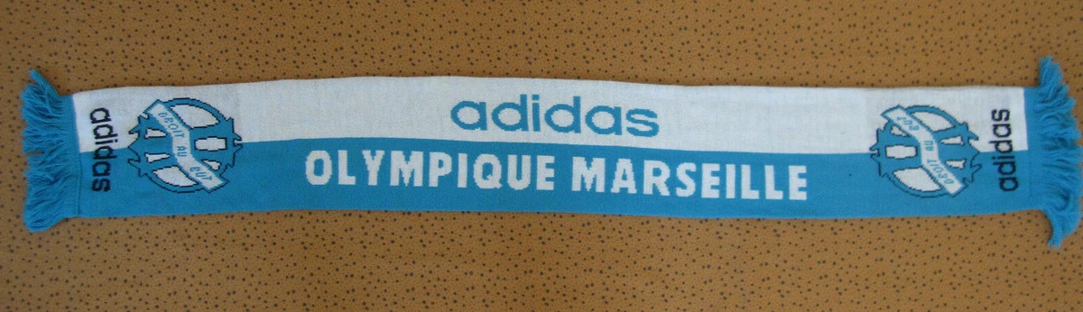 Lot De 2 écharpes De Football Vintage OM Marseille - Bleues - Taille Unique