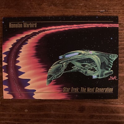 1993 Star Trek Master Series Trading Cards #35 Romulan Warbird