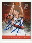 Nicolas Batum Signed 2012-13 Panini Prestige Card #11 Auto Blazers Autograph COA