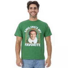 Elf the Movie Smilings My Favorite T-Shirt Ch...