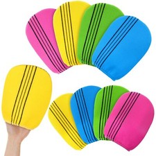 8Pcs Korean Exfoliating Mitt Bath Washcloth Gentle Scrubbing Cloth for Men Women