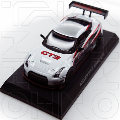 NISSAN GT-R NISMO GT3 R35 2012 KYOSHO MINICAR LOTTERY 2 1:64 WHITE