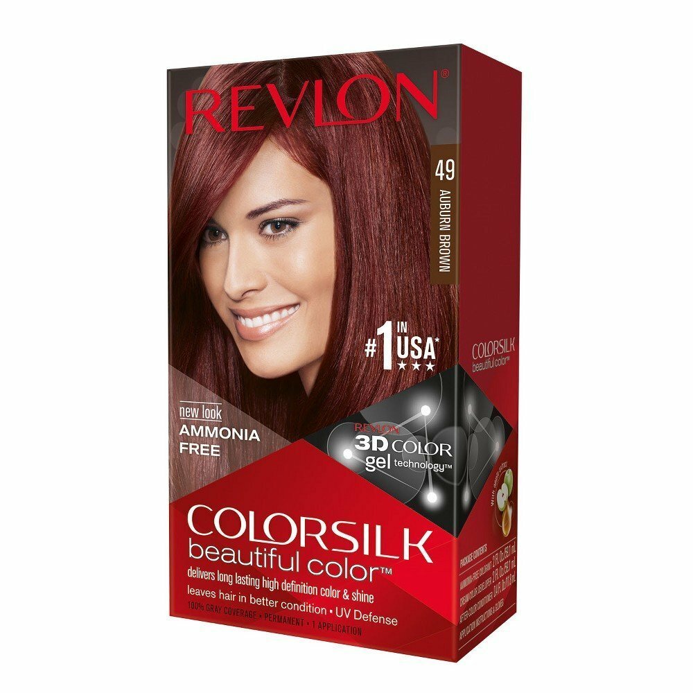 Silk Permanent Hair Color, Long-lasting Ammonia Free, Pack Of 12