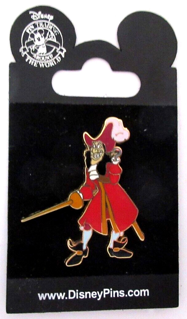 WALT DISNEY WORLD 2006 GOOD VS. EVIL - PIN CARD COLLECTION (CAPTAIN HOOK) #48815