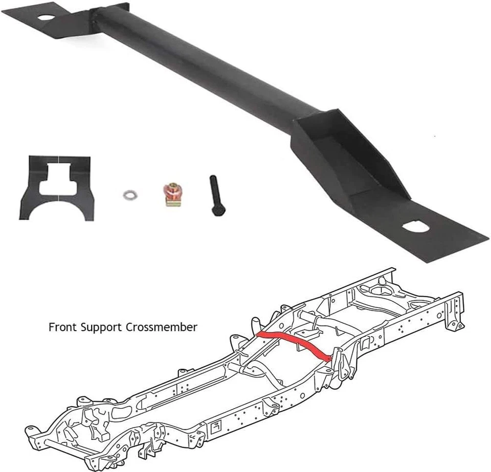 Front Fuel Tank Support Crossmember Kit 96-06 Chevy Silverado GMC Sierra 1500 - Image 2 of 4