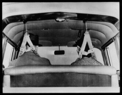 United-Press-Photo Presse-Foto von 1966 Sicherheitsgurt von Andrew J. White