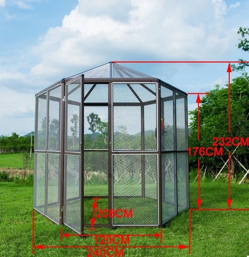 Canary Mesh Door Aluminium WHITE Bird Aviary Large Cage Pet Parrot Budgie - Picture 12 of 24