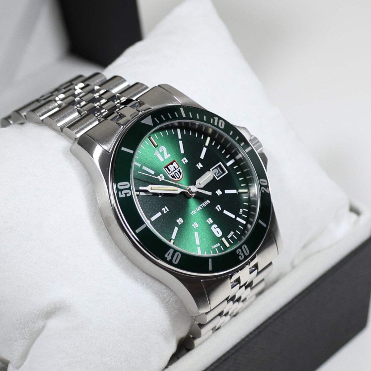 Luminox Sport Timer Green Dial Men's Stainless Steel Watch XS.0917