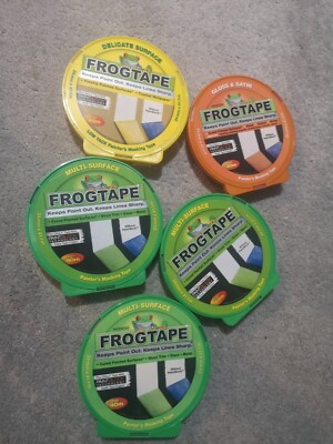 Froschband grün Multi Oberflächen Maler Abdeckband 24 mm x 41,1 m 40 m JEDE PACKUNG 5