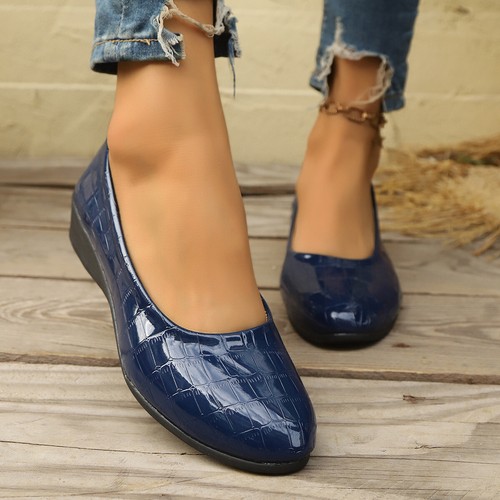 Flache Damenschuhe Slipper Bequem Ballerinas Schuhe Büro Arbeitsschuhe - Bild 28 von 31