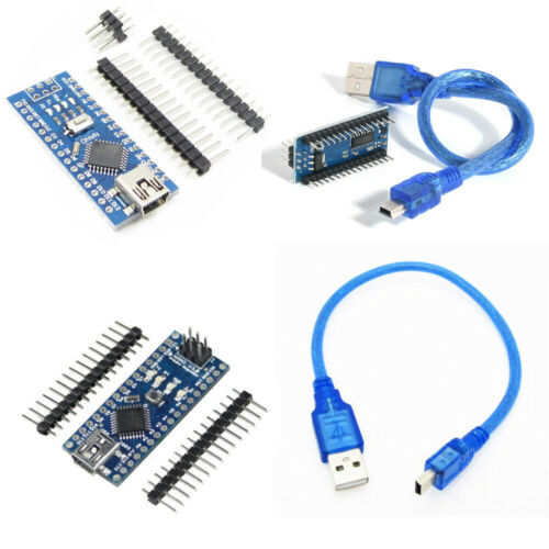 USB Nano V3.0 ATmega328P FT232 5V 16M Micro-controller Board Arduino B2AM - Afbeelding 1 van 19