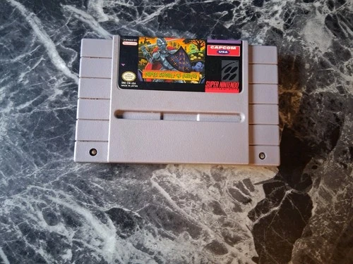 Super Ghouls 'n Ghosts SNES Authentic Tested Contacts Cleaned