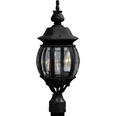 Artcraft Lighting AC8363BK Classico LED 20 inch Black Outdoor Post Lantern