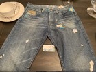 X-RAY JEANS XRAY Men’s 38 PURPLE Vintage Studded Embroidered Distressed — photo 1