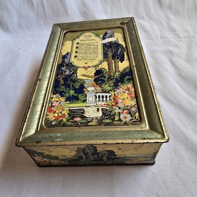 Vintage Artstyle Chocolates With Love To Mother Tin Box Ridgylee Candy...