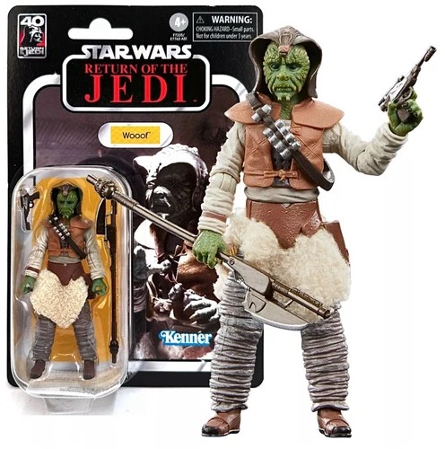 STAR WARS KENNER Brand New TVC~3.75 40TH ANNIVERSARY~WOOOF~ACTION FIGURE