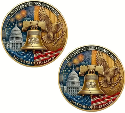 1776-2026, 250TH Anniversary U.S.A. Commemorative Challenge Hobo