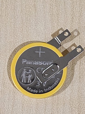 #ad #ad 10 x Panasonic CR2032 Lithium Battery CMOS backup memory with solder tabs $8.95