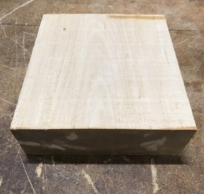 10  X 10  X 3  Basswood Bowl Blank Lathe Turning Carving Wood Qty 1