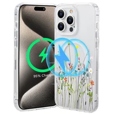 Funda Doble Capa Magsafe Case Protector para iPhone 15 PRO 6.1 inch Women