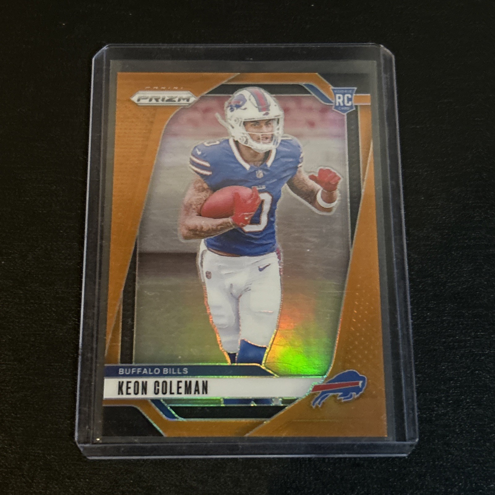 2024 Panini Prizm - Rookies Keon Coleman #362 Orange Prizm /249 (RC)