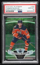 2019 O-Pee-Chee Platinum Pond Hockey Green Connor McDavid #150 PSA 10 GEM MT a2v