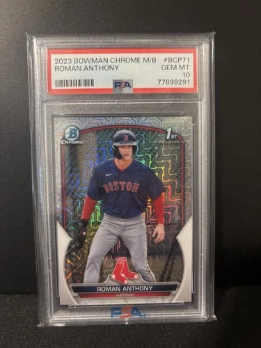 2023 Bowman - Chrome Prospects Roman Anthony #BCP-71 Mojo Refractor (RC)
