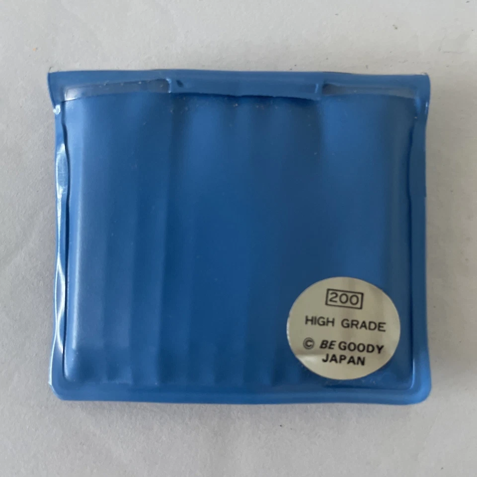 Vintage Be Goody Japan 12 Mini Colored Pencils Blue Case - Image 3 of 3