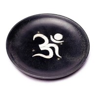RäUcher Set RäUcherstäBchenhalter Ohm Speckstein -- 10 Cm + Lotus Teelichthalter