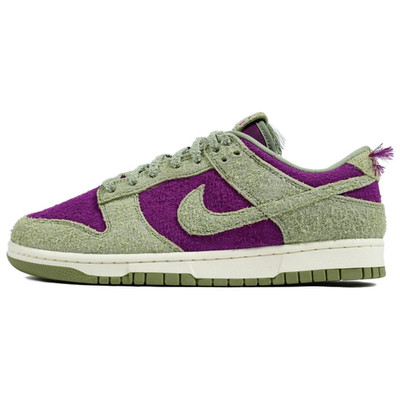 Nike Dunk Low Top Skateboard Shoes Men's Green Purple - IB2990-500 MT