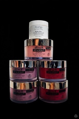 ibd Dip & Sculpt nail powders Bundle in various shades Professional Formula