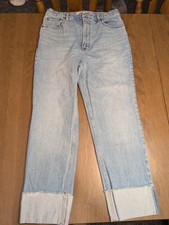 Abercrombie Fitch Jeans The 90 s Straight Jeans Ultra High Rise 31/12 CUFFED
