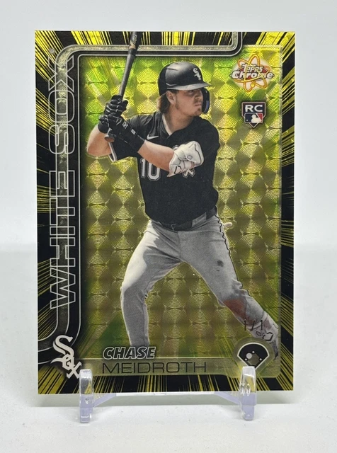 Chase Meidroth 2025 Topps Chrome Update Radiating Rookies Superfractor 1/1 RR-31