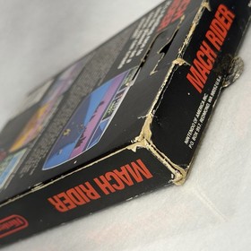 Mach Rider⭐️Gloss Sticker Seal Test Market⭐️Nintendo NES Complete CIB Black Box