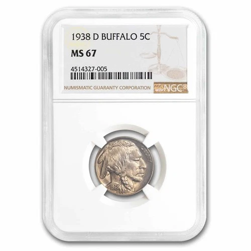 1938-D Buffalo Nickel MS-67 NGC