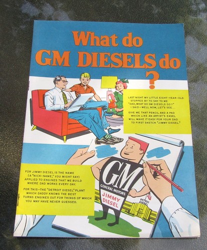 1955 What Do G.M. Diesels Do? Comic Book Detroit Diesel Engine Divisioin CLEAN