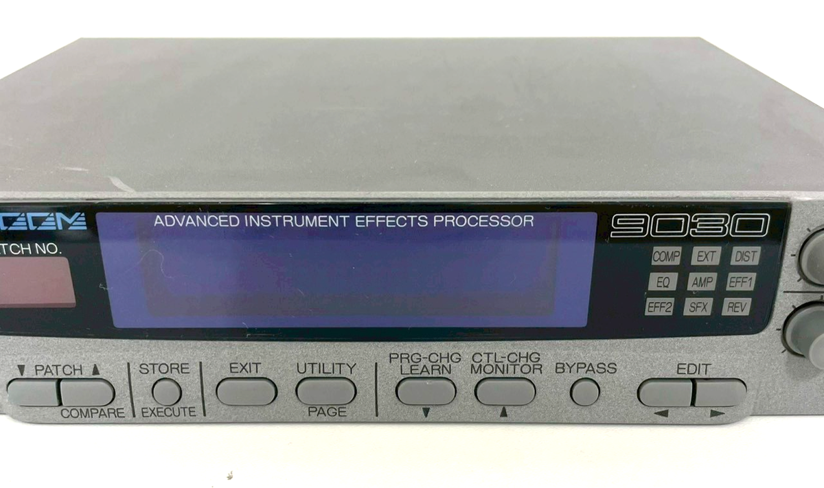 ZOOM 9030 Multi Effects + 8050 Foot Controller Tested w/ Adapter