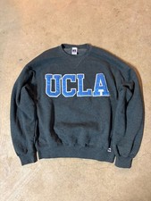 Vintage 90s Russell UCLA Bruins Embroidered Crewneck Sweatshirt Gray Size Medium