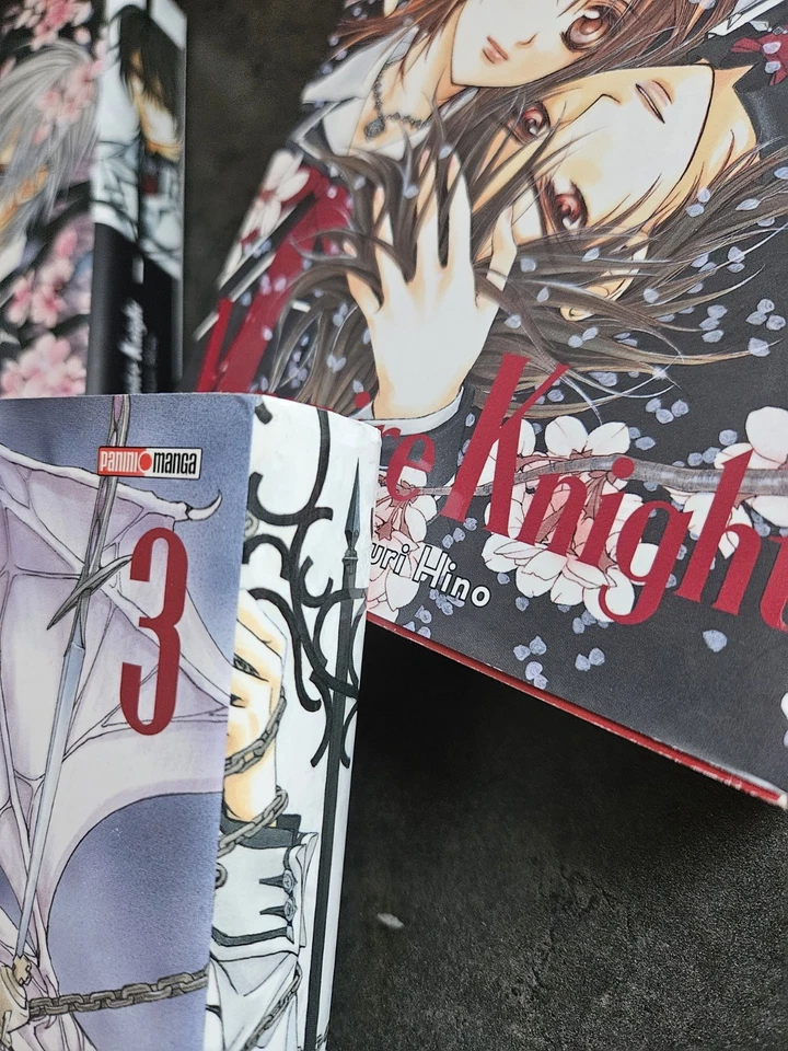 Vampire Knight Tomes 1 à 3 Édition Double + Marque-Page Kaname Kuran OFFICIEL - Photo 4/4
