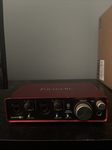 Focusrite Scarlett 2i2 2-Channel USB Audio Interface - AMS-SCARLETT-2I2-2ND-GEN
