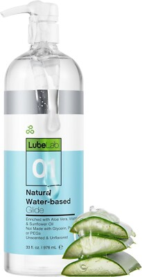 #ad LubeLab Water based Lube Personal Lubricant Aloe Vitamin E PH balanced 8 3.38 32 $29.99