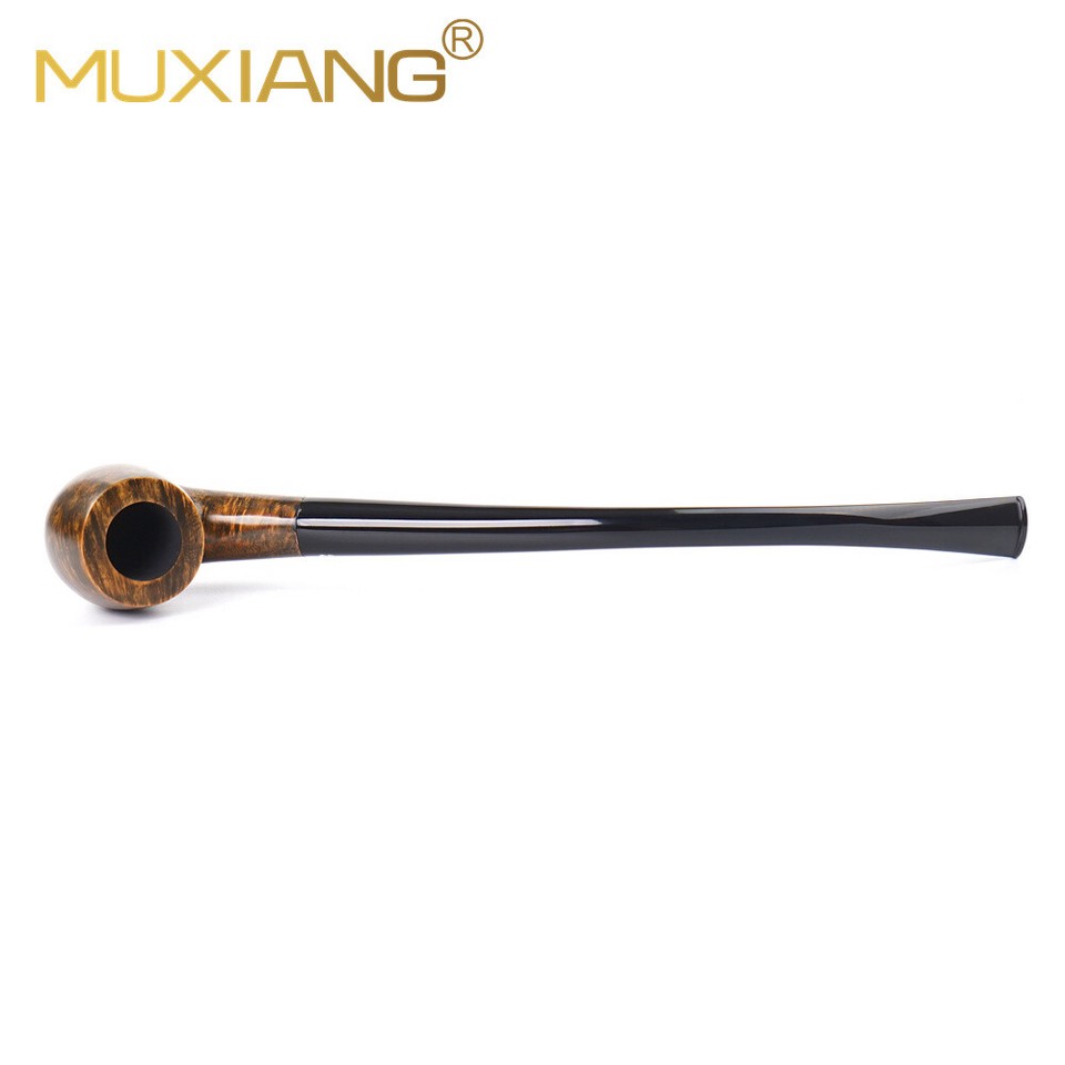 Briarwood Churchwarden Pipe Long Curved Stem Smoking Pipe Handmade