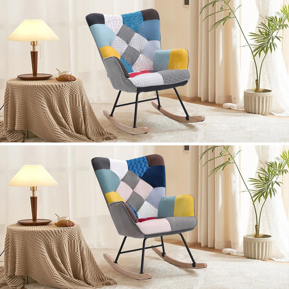 Modern Relax Rocking Chair Lounge Chair Recliner Armchair