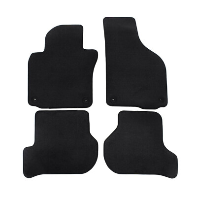 Fußmatten Automatten Für VW Scirocco 3 2008-2017 4-Tlg Pro Velour Schwarz