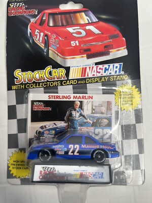  Racing Champions 1:64 NASCAR Diecast #22 Maxwell House Sterling Marlin 1991  