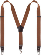 Suspenders for Men with Snap Hooks Heavy Duty Adjustable 1.4 Inches Wide