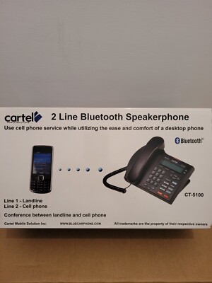 Cartel Bluetooth CT-5100 Office Desktop Speakerphone with handset