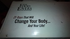 Vtg Food Lovers Fat Loss System Kit 21 Day Weight Diet Audio CDS Books Videos
